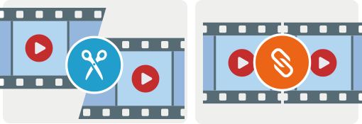 動画のカットや繋げるイメージ画像