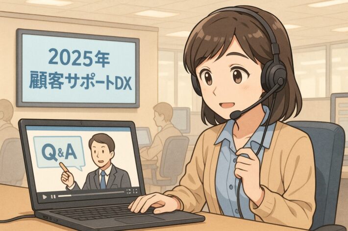 2025年の顧客サポートDX戦略：動画マニュアルによる質とスピードの両立法
