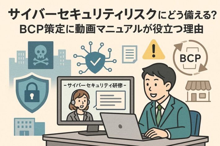 サイバーリスクとBCP教育に動画マニュアルが効く理由とは？