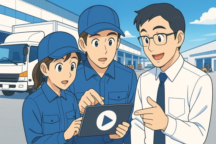 運送業界が動画マニュアルを今すぐ導入すべき理由と始め方｜人手不足解消・事故削減を一気に進める実践ガイド