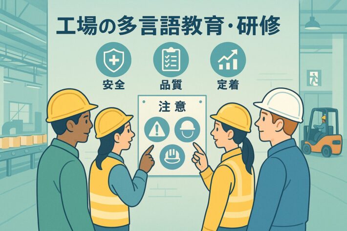 工場の多言語教育・研修で安全と品質を両立させる実践ガイド【90日導入プラン】