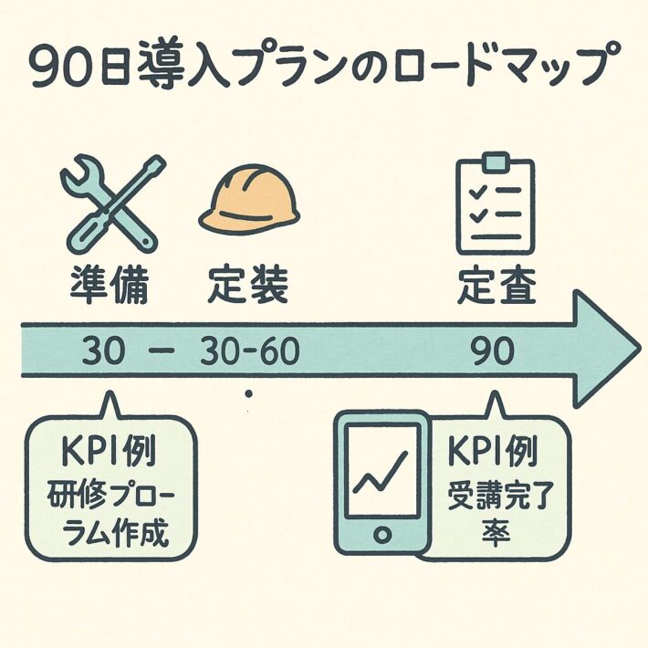 90日導入プランロードマップ