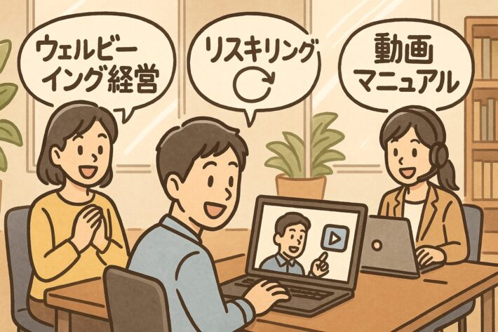働き方改革の要！ウェルビーイング経営とリスキリングを加速する動画マニュアル活用術