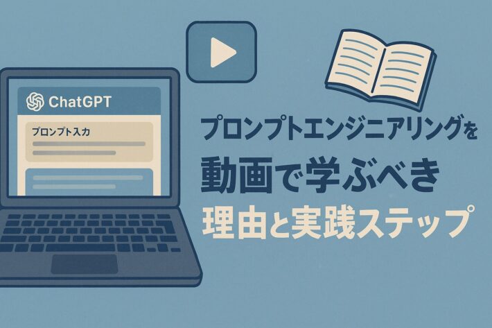 ChatGPT活用の必須スキル『プロンプトエンジニアリング』を動画で学ぶべき理由と実践ステップ