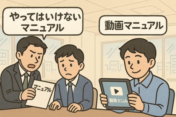 新人教育で絶対にやってはいけないマニュアル作成法と成功する動画活用術