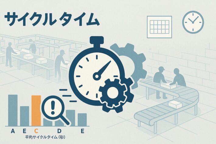 サイクルタイム・タクトタイム・リードタイムの違いは？製造現場の基本と短縮手順をやさしく解説｜計測・ボトルネック特定・改善例まで