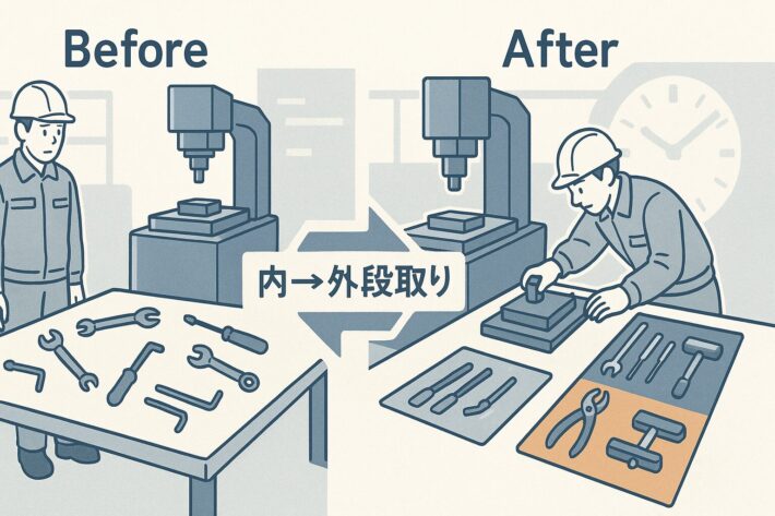 内段取りと外段取り