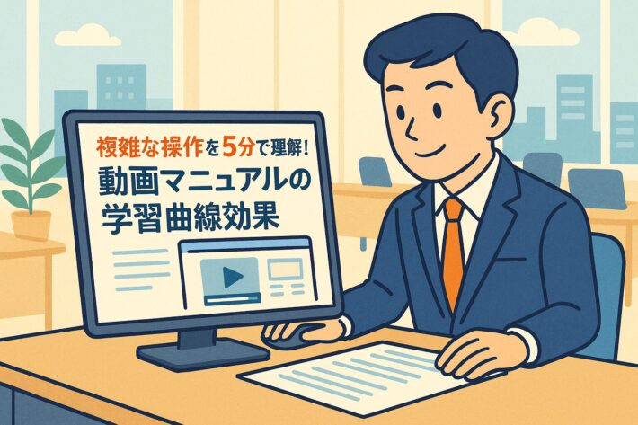 【データで証明】動画マニュアルがITツール導入教育を劇的に効率化する理由