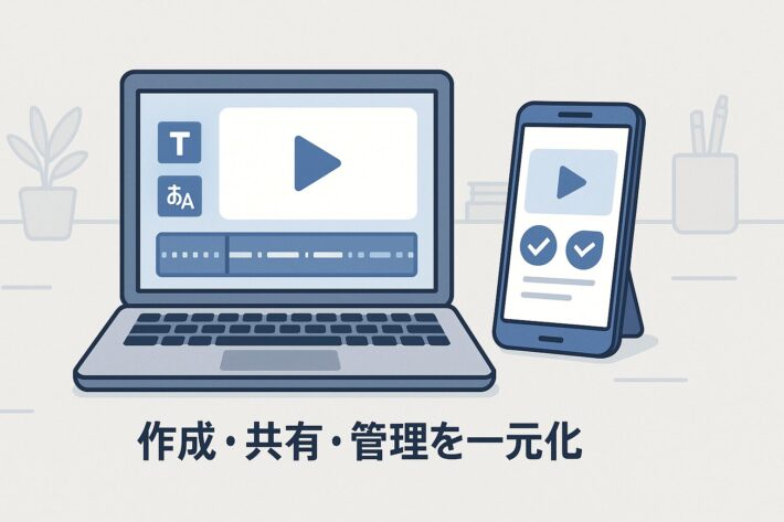 作成・共有・管理を一元化