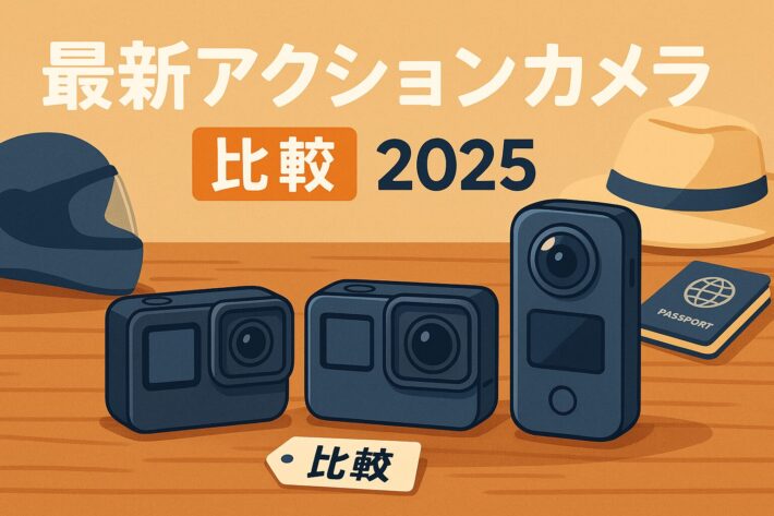 最新アクションカメラ比較2025｜用途と価格GoPro・DJI・Insta360比較