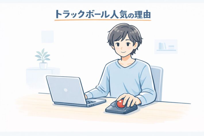 トラックボール人気はなぜ？流行の理由と選び方