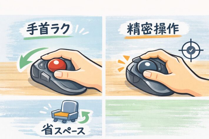 手首ラク＆精密操作