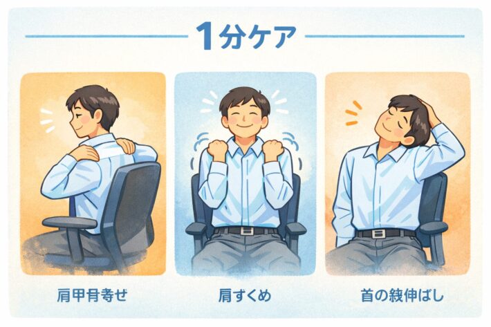 肩コリ１分ケア